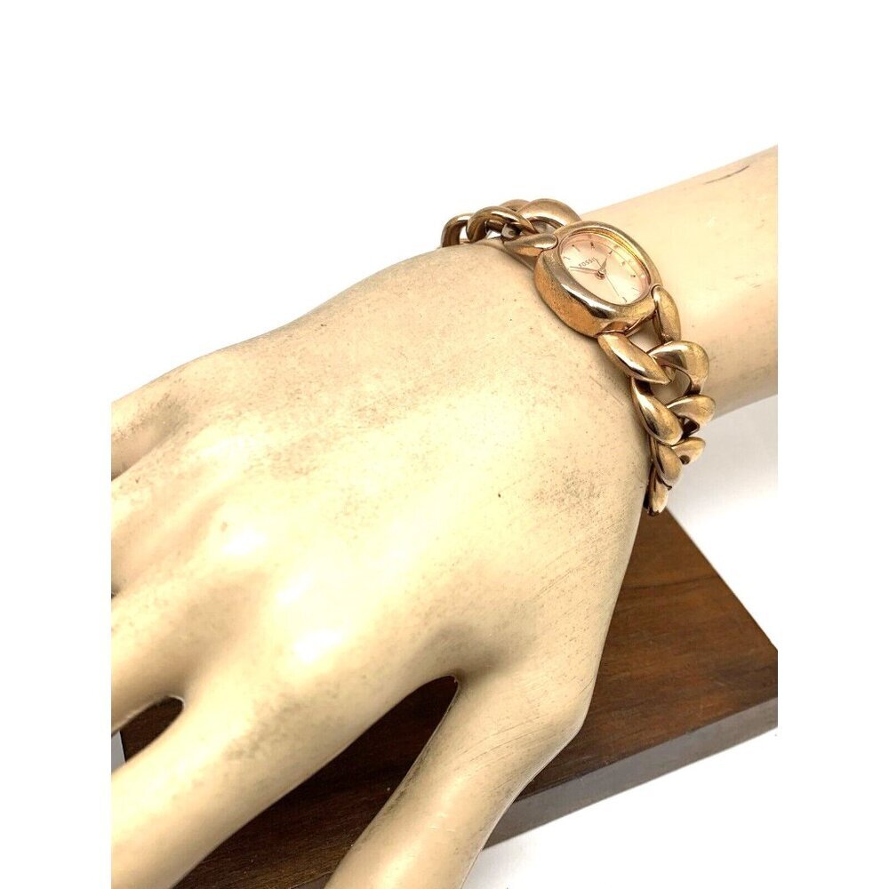 Fossil Women's Watch ES3459 Quartz Rose Gold Tone Stainless Steel 20mm - Picture 4 of 11